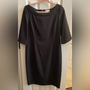 Calvin Klein Classic Tulip Sleeves Sheath Dress - Size 12